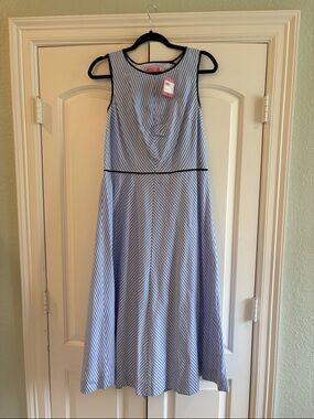 Kate Spade New York Button Back Striped Dress